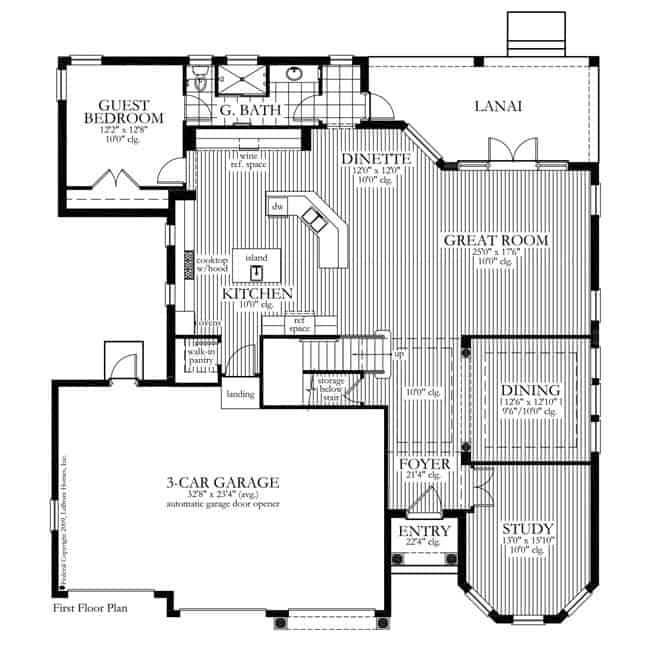 LaBram-Homes-Belleair-First-Floor-Plan